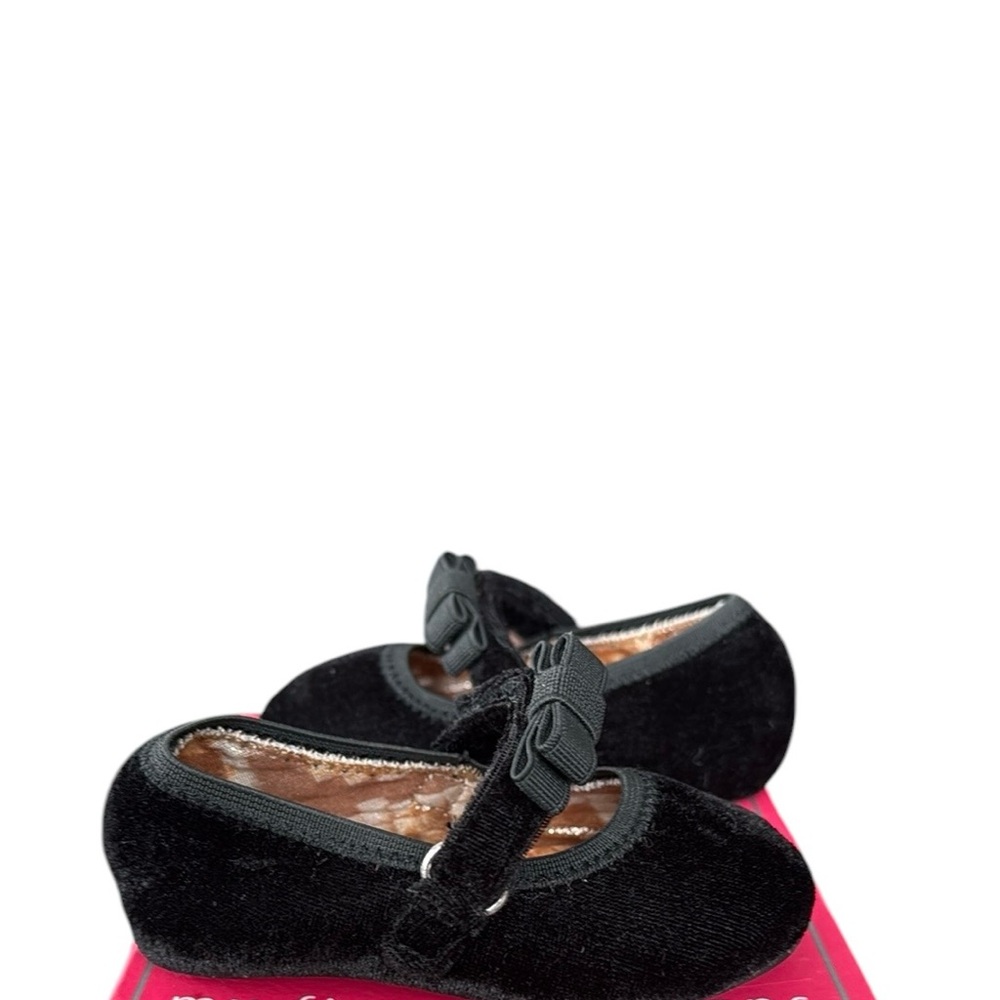 Stuart Weitzman My First Weitzmans Baby Pali Velvet Strap Size 3 - Picture 4 of 8